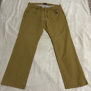 Untuckit Don Santiago Pants Mens 34X32 khaki Relaxed Fit Stretch  Work Preppy